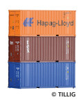 07706 Container-Set mit drei 20‘-Containern
